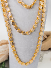 21k Yellow Gold 2 meter halabi chain - Cleopatra Jewelers