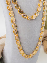 21k Yellow Gold 2 meter halabi chain - Cleopatra Jewelers